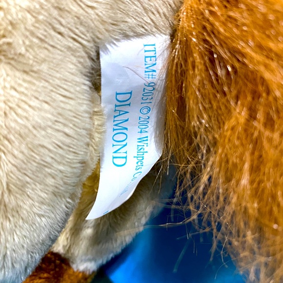 WISHPETS NWT VTG 2004 DIAMOND PONY HORSE PLUSH STUFFED ANIMAL TOY ATTACHED TAG - Picture 8 of 9